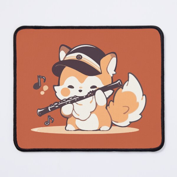 Item preview, Dog playing the flute designed and sold by etherElric.