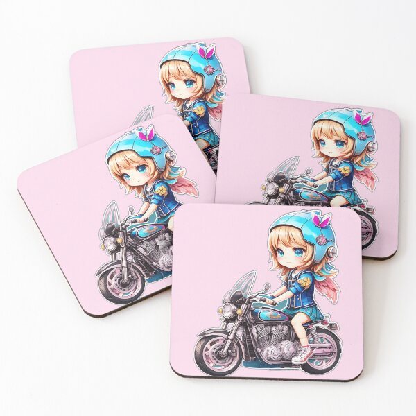 Item preview, Motorbike Driver, Original Chibi Girl designed and sold by jp22yoshi.