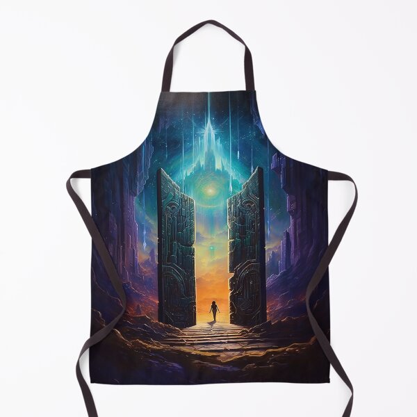Item preview, Portal of Ancient Mystery: Glowing Pillars in a Vibrant Cave designed and sold by FantasyVisions.