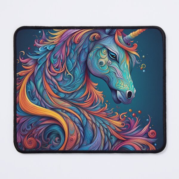 Item preview, Rainbow Steampunk Unicorn Art  designed and sold by Giftables.