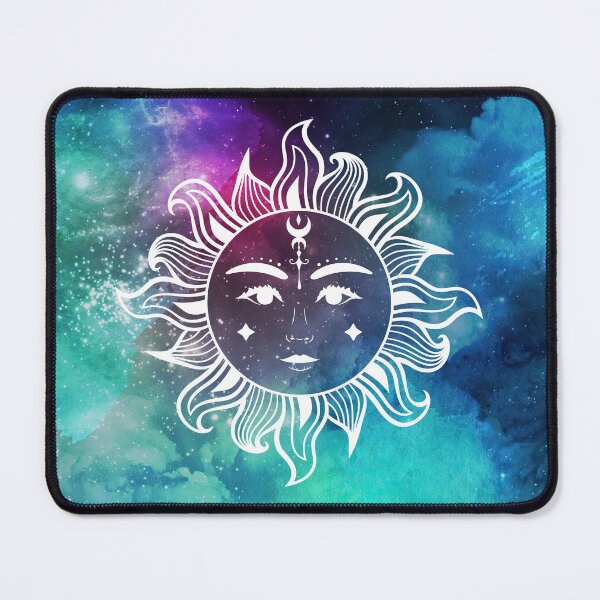 Item preview, Cosmic Aesthetic Sun in Watercolor Nebula Universe designed and sold by Trish Dish.