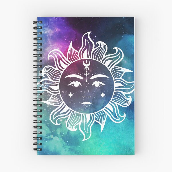 Item preview, Cosmic Aesthetic Sun in Watercolor Nebula Universe designed and sold by Trish Dish.