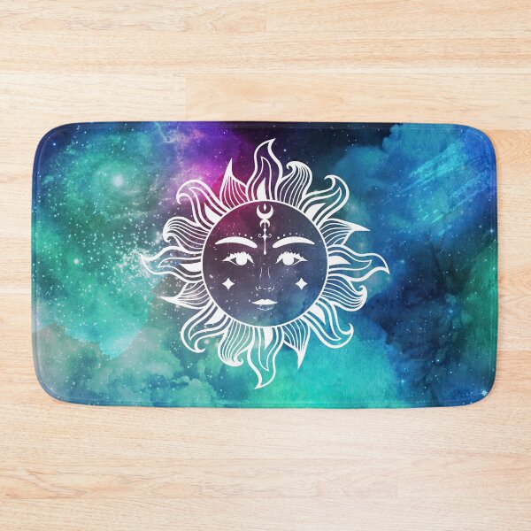 Item preview, Cosmic Aesthetic Sun in Watercolor Nebula Universe designed and sold by Trish Dish.
