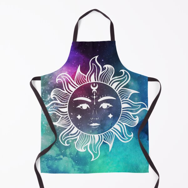 Item preview, Cosmic Aesthetic Sun in Watercolor Nebula Universe designed and sold by Trish Dish.