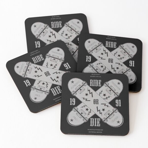 Item preview, ride x die (cross skateboards) designed and sold by hayrpictures.
