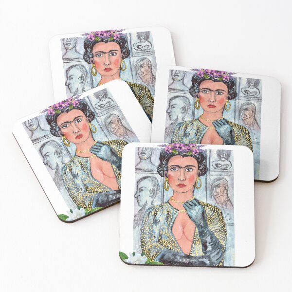 Item preview, Frida portrait mexican artist  designed and sold by Shinetroves.