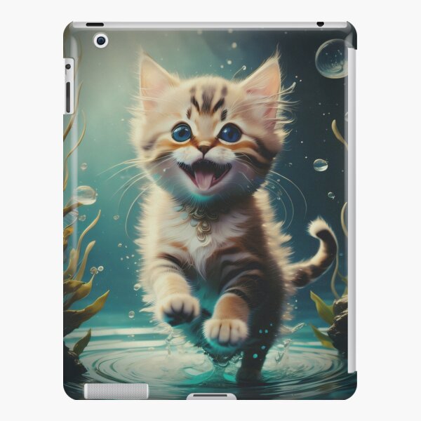 Polite Cat Meme Featuring Cute Beluga Cat A Funny Cat Meme Depicting A Cute  Cat Smiling, Funny Cat Pun And A Happy Cat | iPad Case & Skin