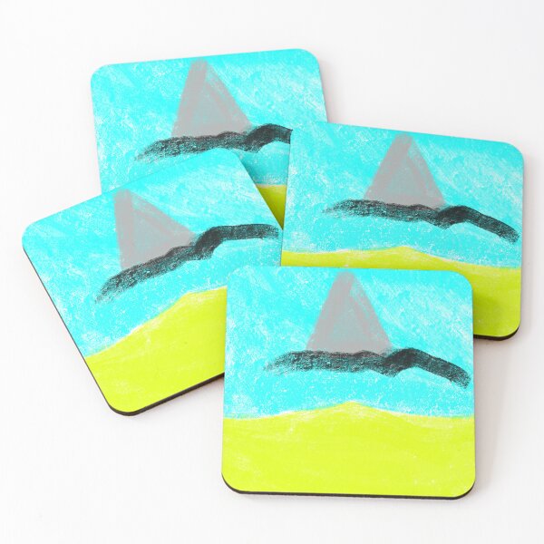 Item preview, An animated Sharks dorsal swimming in a bay. designed and sold by lukesubbby.
