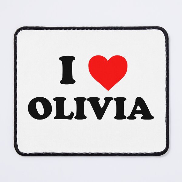 Item preview, i love olivia designed and sold by wordswithfonts.
