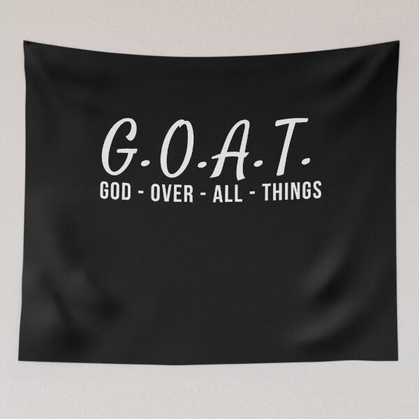 Item preview, God Over All Things, Christian Values, G.O.A.T. Jesus is Our Savior, Holy Spirit designed and sold by Cryptohaven.