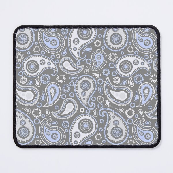Item preview, Violet and grey paisley pattern   designed and sold by -Lily-Anne-.