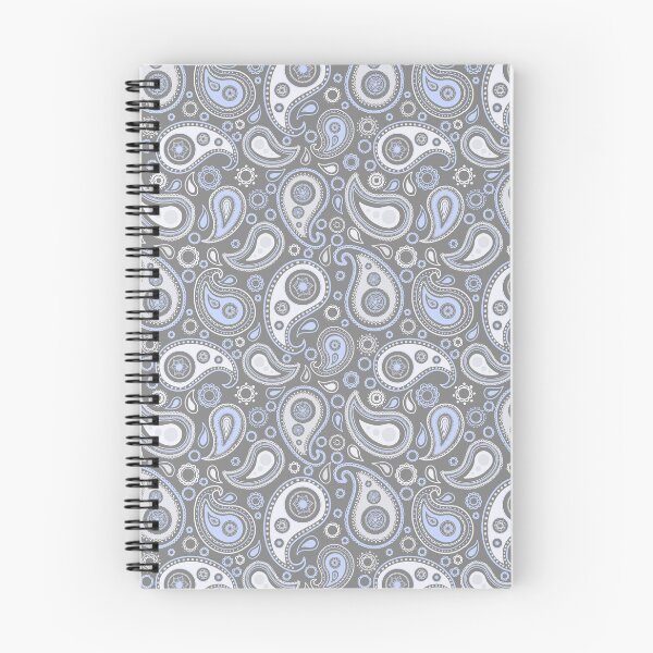 Item preview, Violet and grey paisley pattern   designed and sold by -Lily-Anne-.
