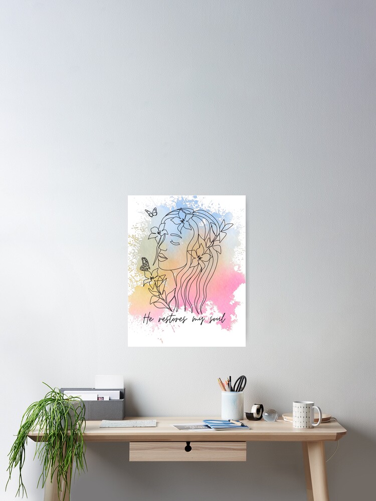 He Restores My Soul {Small Wall Tapestry} He Restores My Soul {Small Wall Tapestry}