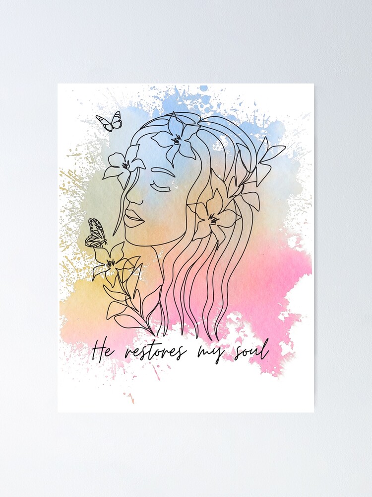 He Restores My Soul {Small Wall Tapestry} He Restores My Soul {Small Wall Tapestry}