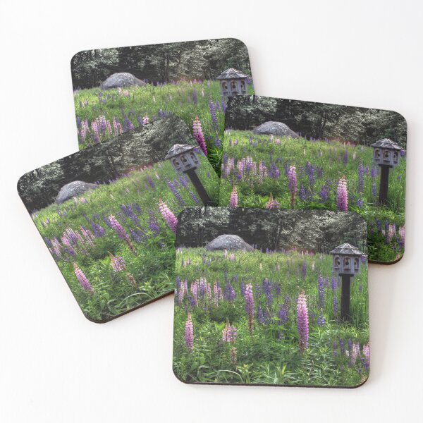 Item preview, Birdhouse in a Lupine Field designed and sold by Wayne King.