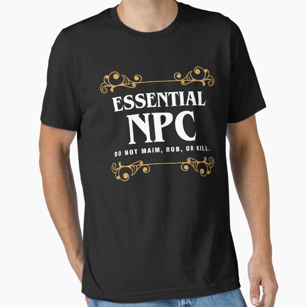 Item preview, Essential NPC Non-Playable Character Gaming designed and sold by pixeptional.
