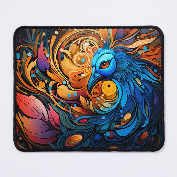 Item preview, vibrant Peacock swirling  designed and sold by ZombiOctopi.