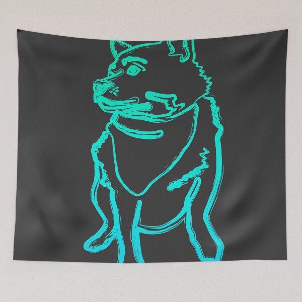 Item preview, Cool Dude in Ombre Neon Aqua designed and sold by FEM-creative.
