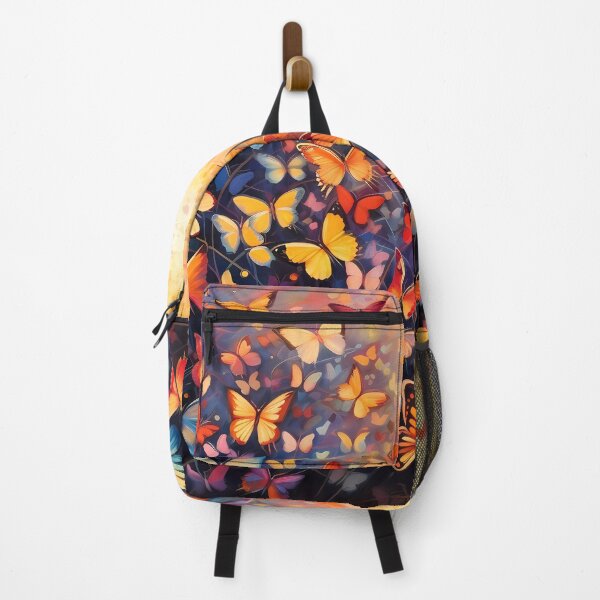 Item preview, Swarm of colorful butterflies in the sun designed and sold by ZombiOctopi.