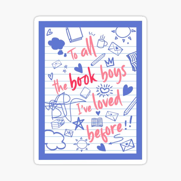 To all the Books Boys Sticker Sticker