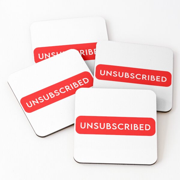 Item preview, Unsubscribed  designed and sold by StickyBunCo.