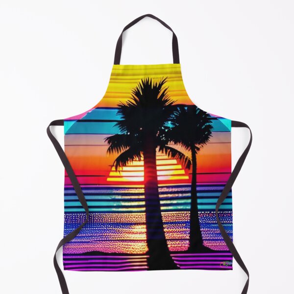 Artikelvorschau, 80er Jahre Neon Abstract Beach Serenity 36 entworfen und verkauft von Benito Del Ray.