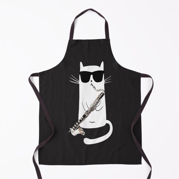 Item preview, Funny Cat Wearing Sunglasses Playing Bass Clarinet  designed and sold by CharlesMewis.