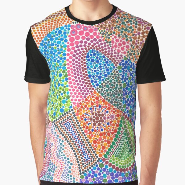Abstract art Harvest pointillism Graphic T-Shirt