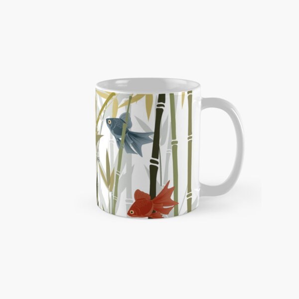 Fishes and bamboo Classic Mug