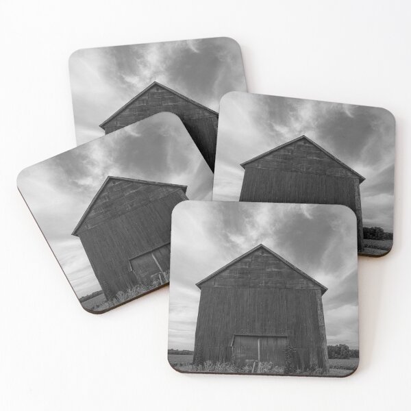 Item preview, Black and White Tobacco Barn, Barn Photo designed and sold by TopherK-photos.