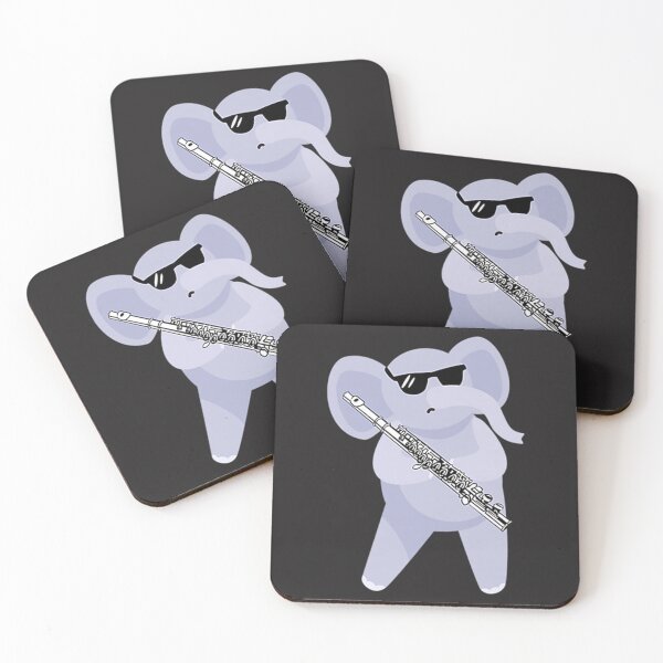Item preview, Funny Elephant Wearing Sunglasses Playing Flute  designed and sold by CharlesMewis.