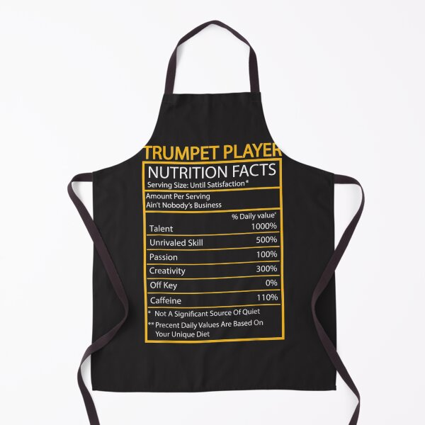 Item preview, Funny Trumpet Nutrition Facts Cool Trumpet Player Men Women  designed and sold by CharlesMewis.
