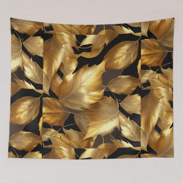 Item preview, Golden leaves pattern designed and sold by IDstore.
