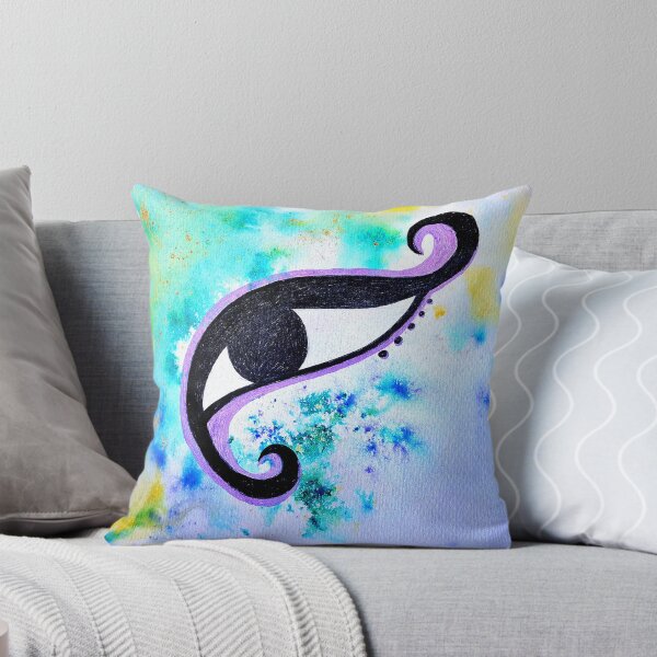 Eye burst Throw Pillow