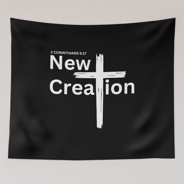 Item preview, Anyone in Christ is a New Creation - Christian Bible Verses Gift Store designed and sold by john316store.