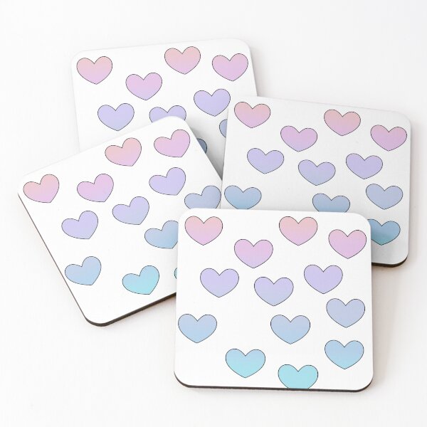 Item preview, Pastel Hearts outlined designed and sold by AtlantisApparel.