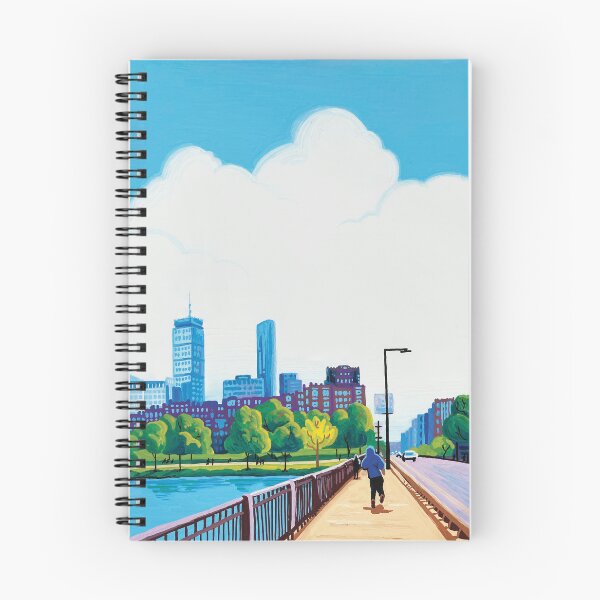 Item preview, Harvard Bridge - POSCA Acrylic Marker Illustration designed and sold by WrenInFlight.