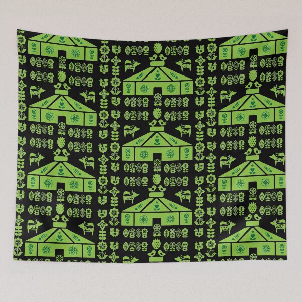 Item preview, Yurt Living Lifestyle Folk Art designed and sold by happygiftideas.