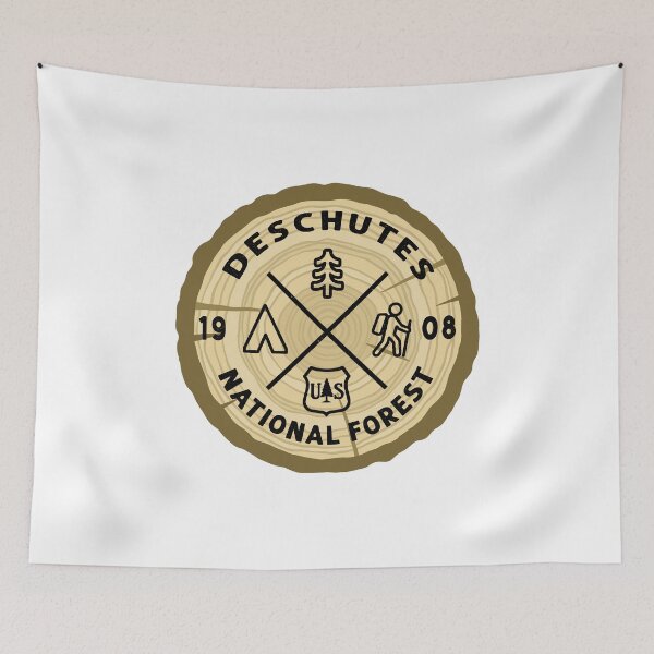 Item preview, Deschutes National Forest Log Slice designed and sold by VanyaKar.