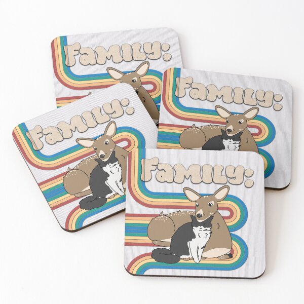 Item preview, Unlikely Friends designed and sold by LuckyFrogDesign.