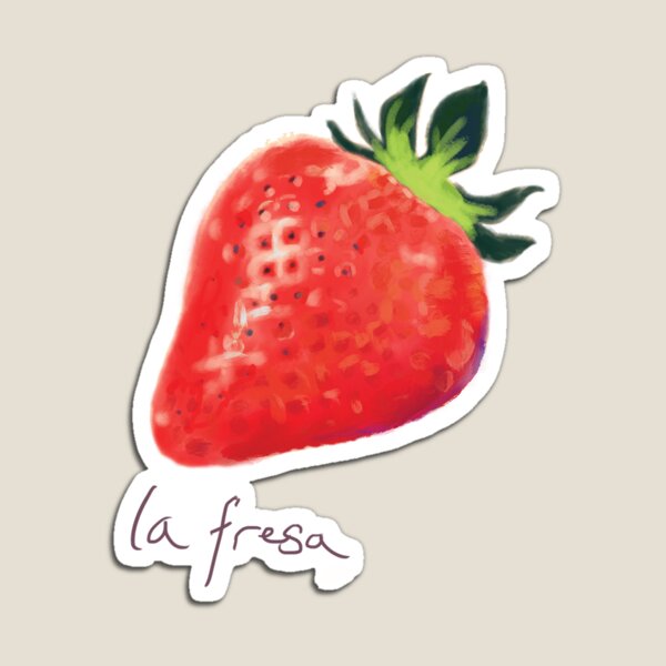 Small strawberry sticker Sticker for Sale by emmyb555