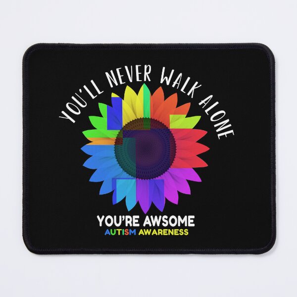 Item preview, You'll Never Walk Alone Autism Awareness designed and sold by Color-Sparkle.