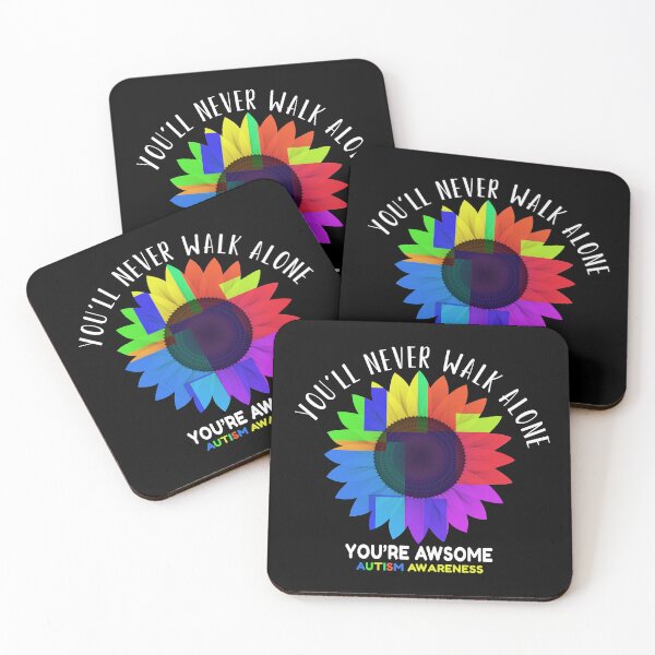 Item preview, You'll Never Walk Alone Autism Awareness designed and sold by Color-Sparkle.