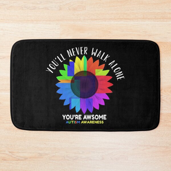 Item preview, You'll Never Walk Alone Autism Awareness designed and sold by Color-Sparkle.