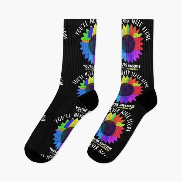 Item preview, You'll Never Walk Alone Autism Awareness designed and sold by Color-Sparkle.