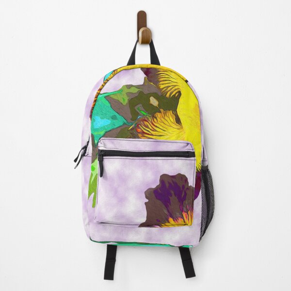 Item preview, YELLOW PURPLE IRIS designed and sold by ArtbyRolleen.