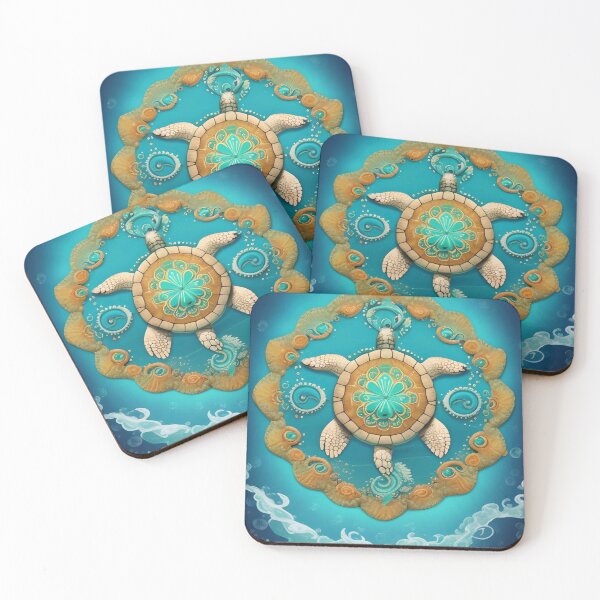 Item preview, Mandala Sea Turtle designed and sold by magdalashore.