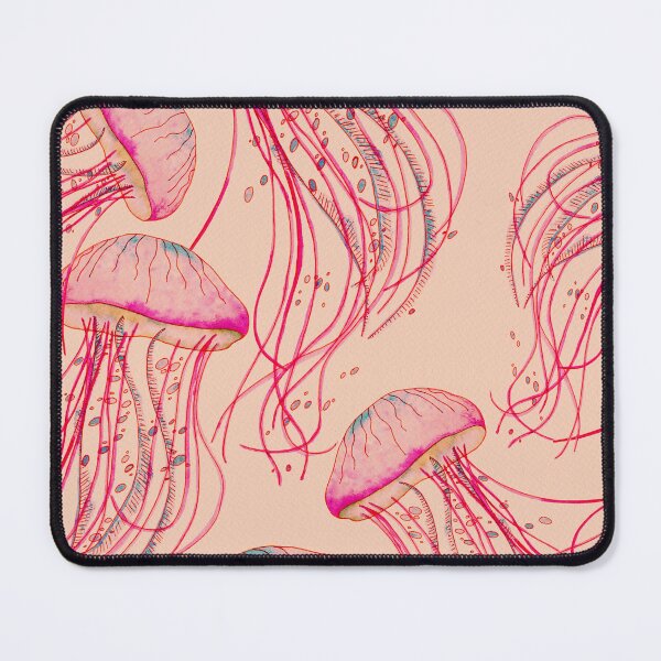 Item preview, Pink & Peach Jellyfish Tendrils Pattern designed and sold by FEM-creative.