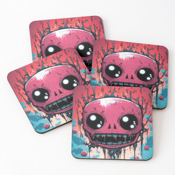 Item preview, Cartoon Pink Skull with Eyes and Mouth | Unique Art  designed and sold by PaperCrazed.