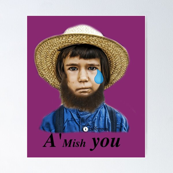 Item preview, A'Mish You Greeting Card 	 designed and sold by epobibuc17.